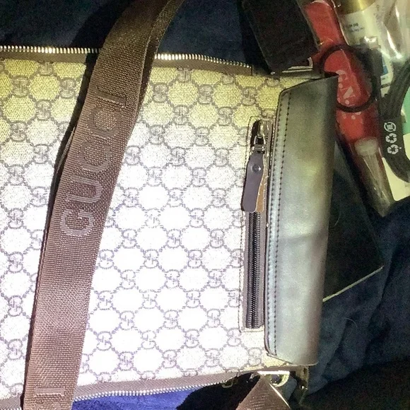 Gucci Brown and Green Men's Bag